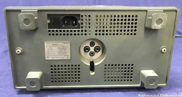 Rückseite eines Hameg HM 203 Funktionsgenerators