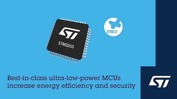 Werbebanner für STM32U3 Mikrocontroller