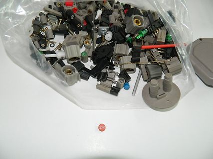 Bauteile in einem Plastikbeutel