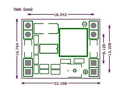 PCB-Layout mit Bemaßung