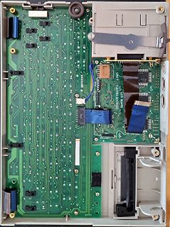 Innenansicht einer Leiterplatte eines elektronischen Geräts