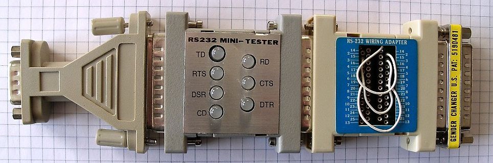 RS232 Mini-Tester und Wiring Adapter