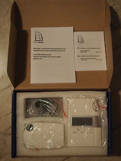 Verpackung eines HomeMatic Funk-Thermostats und Funk-Stellantriebs