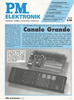 Magazinseite PM Elektronik mit Foto einer Leiterplatte