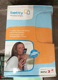 Werbeverpackung für Betty Fernsehen
