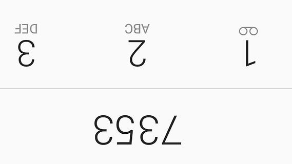 Teil eines Telefon-Keypads