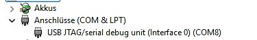 Windows Geräte-Manager Anschlüsse COM & LPT