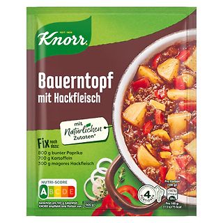 Knorr Bauerntopf mit Hackfleisch Verpackung