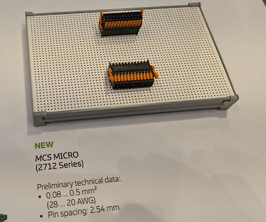 MCS MICRO (2712 Series) Steckverbinder auf Lochrasterplatte