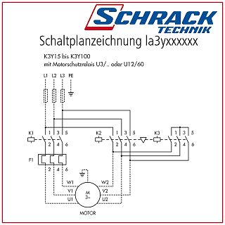 Schaltplanzeichnung einer Motorsteuerung