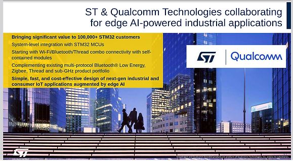 ST und Qualcomm Kooperation für Edge AI Anwendungen