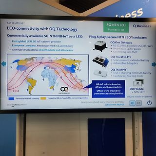 Präsentation von OQ Technology LEO-IoT-Konnektivität