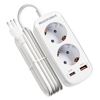 Steckdosenleiste mit USB-Anschlüssen