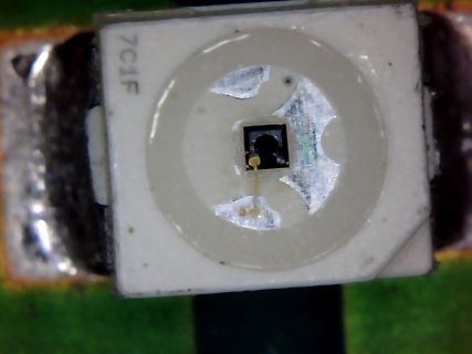 Makroaufnahme eines elektronischen Bauteils