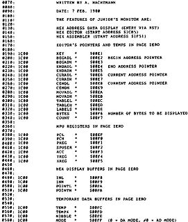 Textauszug einer Programmdokumentation für Junior's Monitor