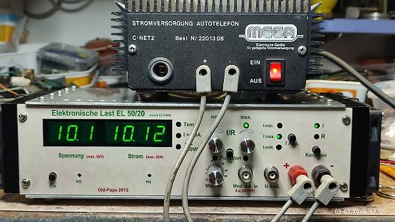 Elektronische Last mit Netzteil