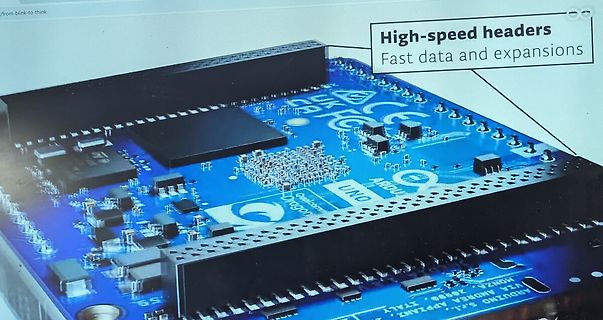 Abfotografierter Bildschirm mit Darstellung eines Arduino-Boards