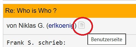 Ausschnitt eines Internetforums