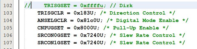 Ausschnitt aus einem Programmcode