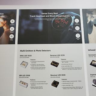 Werbebroschüre für IR-LEDs und Sensoren