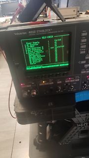 Wavetek 4032 Stabilok Kommunikations-Testset mit Fehlermeldung