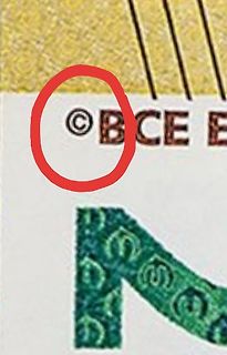 Ausschnitt eines Textes mit Copyright-Symbol