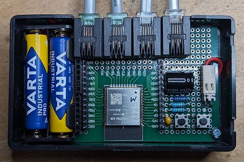 Selbstgebaute Elektronik mit ESP32 und Batterien