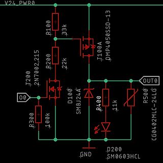 Schaltplan einer elektronischen Schaltung