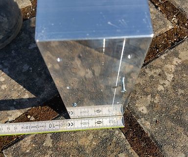 Aluminiumprofil mit Maßband