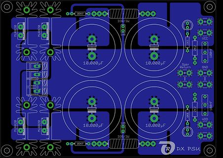PCB-Layout eines Netzteils