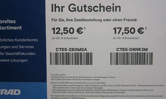 Gutschein von Conrad Electronic