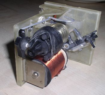Innenansicht eines Transformators oder Elektromotors