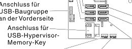 Ausschnitt einer Leiterplatten-Beschriftung