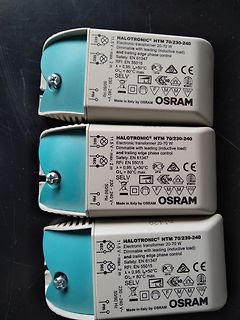 Drei Halotronic elektronische Transformatoren