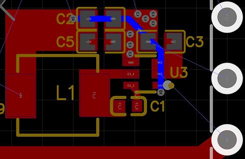 PCB-Layout einer Leiterplatte