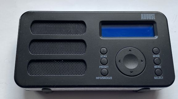 August Radio oder Wecker mit Display und Tasten