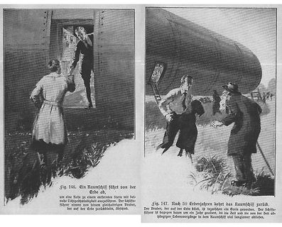 Illustrationen zu einer Science-Fiction-Geschichte