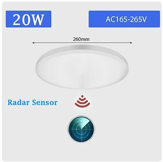 LED-Deckenleuchte mit Radar-Sensor