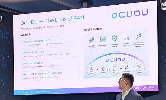 Präsentation über das O-RAN OCUDU Projekt