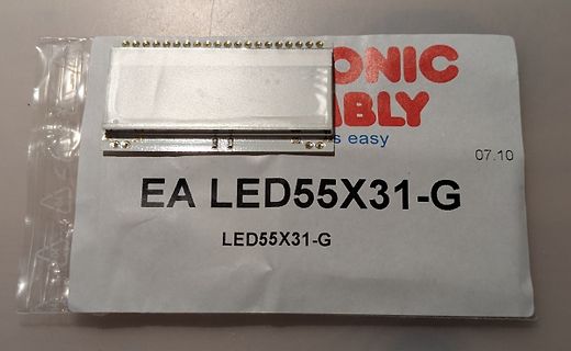 Verpackung eines LED-Displays