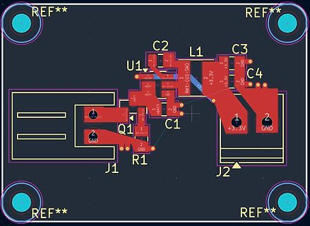 PCB-Layout einer Leiterplatte