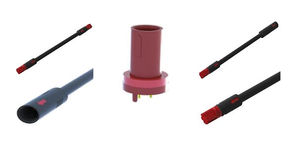 3D-Modelle von Steckverbindern und Kabeln