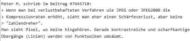 Textauszug aus einem Internetforum