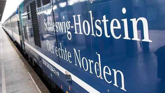 Aufschrift auf einem Zug