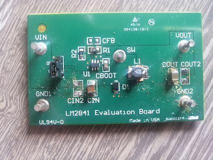 LM2841 Evaluation Board Leiterplatte