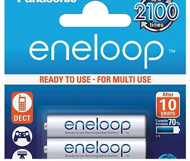 Verpackung von eneloop Akkus