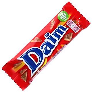 Daim Riegel Verpackung