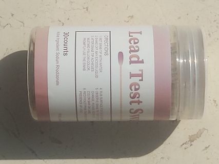Lead Test Swabs Verpackung