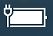 Icon eines Akkus mit Netzstecker