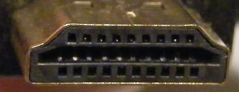 Nahaufnahme eines HDMI-Steckers